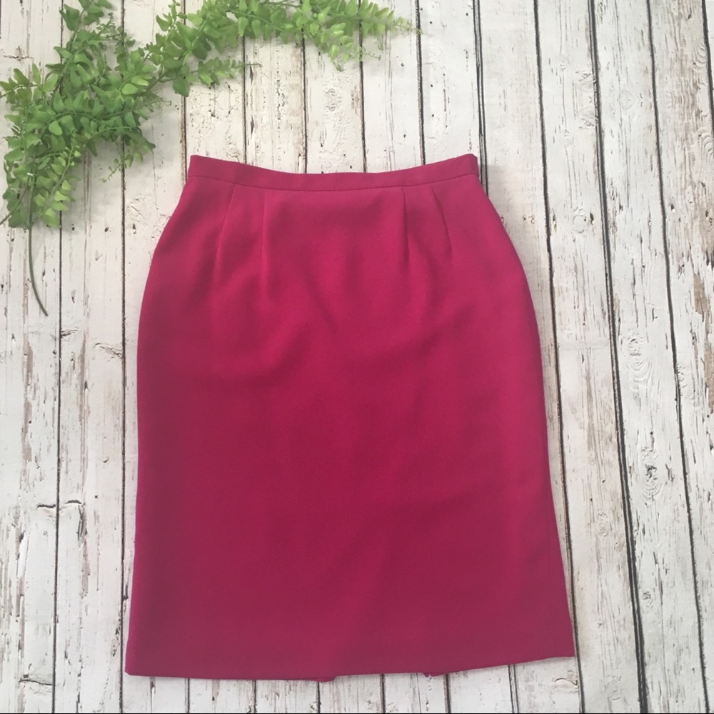 Kasper Vintage Pink Pencil Skirt